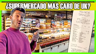 DENTRO del SUPERMERCADO MÁS CARO del REINO UNIDO  ¿Qué cuesta la comida en Londres [upl. by Eyeleen]