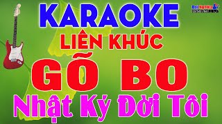 Liên Khúc Karaoke Bolero Gõ Bo Hát Cực Sướng Tone Nam Nhạc Sống  Karaoke Đại Nghiệp [upl. by Bonney]