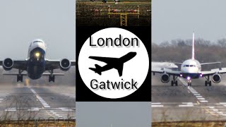 Plane Spotting at Gatwick LGW  Heavies only [upl. by Ronoc978]