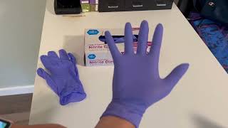 MedPride Powder Free Nitrile Exam Gloves Review [upl. by Eugenie]