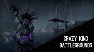 Magicka Sorcerer Crazy King Battlegrounds  Summerset Chapter ESO [upl. by Aimat]