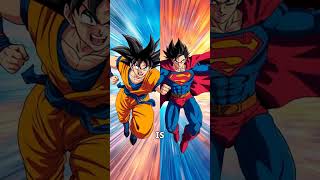 Goku vs Superman Who Would Win in an Epic Showdown marvel anime [upl. by Annaoi]