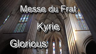 Prends pitié  Messe du frat 2017 Kyrie  GLORIOUS  Instrumental avec paroles [upl. by Studner]