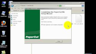 Installation and Configuration of Print Services on Windows Server 2008 using PaperCut NG [upl. by Adnopoz]