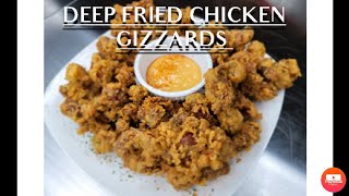 How to Make Deep Fried Chicken GizzardsChicken Gizzards [upl. by Ellehsim485]