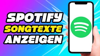 Spotify Songtexte anzeigen Anleitung [upl. by Henson909]