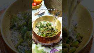 CAPSICUM ACHARSHIMLA MIRCHI KA ACHAR arunavijay recipe food pickle easyrecipe [upl. by Schalles]