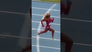 sprint 100m sports 200m run trackandfield athlete running motivation athletics [upl. by Ilahtan]