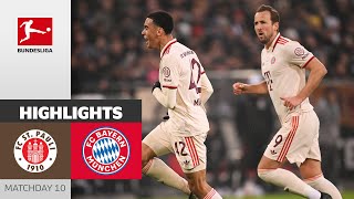 Bayern Extend Their Lead  St Pauli  FC Bayern München 01  Highlights  MD 10 – Bundesliga [upl. by Laurance]