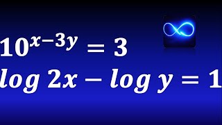 01 Sistema de ecuaciones logaritmicas y exponenciales [upl. by Marji]