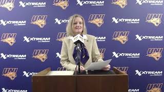 UNI Football Coach Mark Farley Retirement Press Conference [upl. by Eulalee]