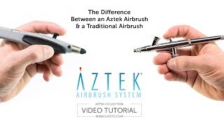 The Difference between an Aztek Airbrush amp a Traditional Airbrush [upl. by Eeryt]