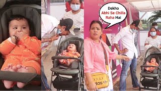 Bharti Singh With Son Laksh And Hubby Haarsh Limbachiyaa Return From Amritsar [upl. by Allina]