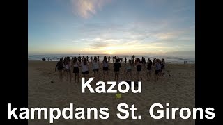 Kazou Kampdans St Girons Plage Augustus 2016 [upl. by Toma289]