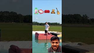 Will A Guitar Boat Hold My Weight 🛋🎸😱 youtubeshorts viralvideo MrBeast2 mrbeastshorts [upl. by Tung]