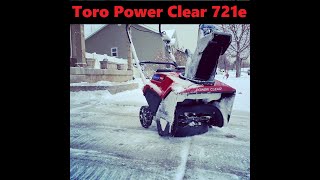 TORO POWER CLEAR 721E DEFECTIVE OUT OF THE BOX  LETS FIX IT Wont Blow Snow amp Low Oil [upl. by Reyna]