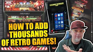 How To Play Thousands Of Retro Games On The AtGames Legends Ultimate Mini With CoinOpsX [upl. by Idieh]