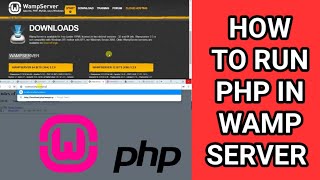 How to Run PHP in WampServer  WampServer run tamil  How to Download WampServer for php  Nandhu [upl. by Dorsman431]