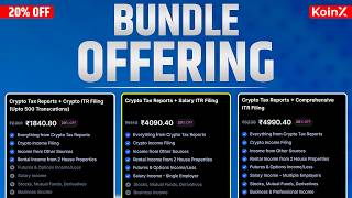 KoinX Bundle Tax Return Filing Plan  Special Offer [upl. by Schultz]