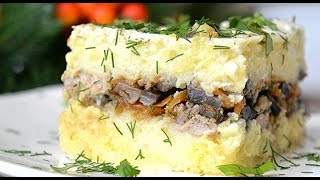 Картофельная Запеканка с Фаршем и Грибами [upl. by Matthus289]