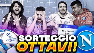 😱 NOOOO REACTION SORTEGGI OTTAVI CHAMPIONS LEAGUE [upl. by Yule]