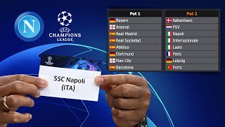 Simulazione SORTEGGIO ottavi Champions League ecco lavversaria del Napoli 🥶⚽ [upl. by Eelorac257]