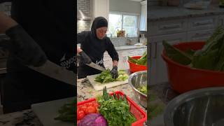 Fattoush salad for catering Salad Recipe SaladRecipe Lebanese Food [upl. by Rubi]