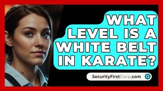 What Level Is A White Belt In Karate  SecurityFirstCorpcom [upl. by Adnauqaj384]