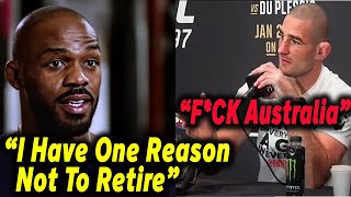 Jon Jones REVEALS Deciding Factor In RetirementSean Strickland refuses to fight in Australia [upl. by Henrietta]