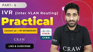 97 Inter VLAN Routing  IVR  VLAN  IVR Practical  CISCO CCNA 200301 Full Course  Part  6 [upl. by Myca805]