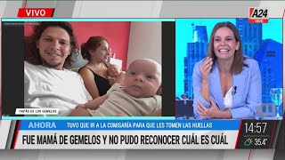 😄 Insólito viral fueron padres de gemelos y no pueden reconocerlos [upl. by Wildermuth]