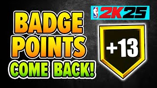 NBA 2K25 Badge Point System thoughts [upl. by God]