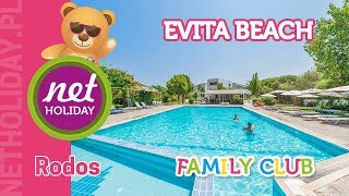 hotel Evita Beach 35 NETCLUB  GRECJA Rodos  netholidaypl [upl. by Assin]