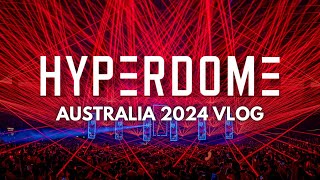 HYPERDOME 2024 BTS VLOG 4K 🇦🇺  360 Degree Laser Rave with Ben Nicky Billy Gillies MaRLo amp More [upl. by Gilba]