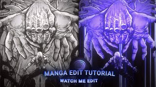 Manga Edit Tutorial  Alight motion Preset [upl. by Hsan]