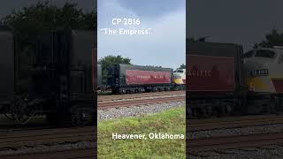 CP 2816 Departs Heavener Oklahoma [upl. by Htiekal]