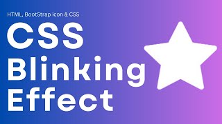 Create Blinking Effect In CSS CSS Projects Master CSS Tips And Tricks [upl. by Imled]