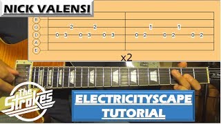 How To Play quotELECTRICITYSCAPEquot  The Strokes  D G C F A d  Fabián Lukie [upl. by Aleron]