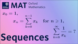 Sequences  MAT livestream 2024 [upl. by Olegnalehcim]