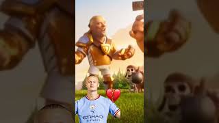 Halland x rudiger in clash of clans 🗿 [upl. by Kimitri]