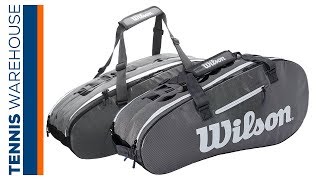 Wilson Super Tour 2 Large 9 Pack amp Small 6 Pack Tennis Bag [upl. by Tiffani796]