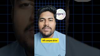 Wipro hiring freshers wipro wiprohiring2023 freshers freshersjobs softwareengineer [upl. by Initsed297]