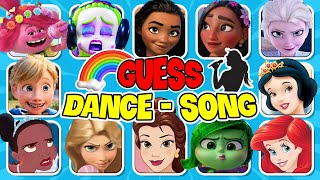 Guess Whos SINGING amp DANCING Guess 60 DISNEY Character By DANCESONG Disney Songs Trivia NT Quiz [upl. by Hamid]