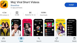 How To Install Moj Viral Short Videos Apps  How To Download Moj Viral Short Videos Apps [upl. by Meehaf]