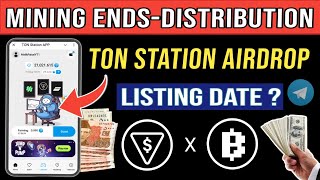 Ton Station Airdrop  Ton Station listing Date  Ton Station Withdrawal  Soon Token listing [upl. by Blakelee5]