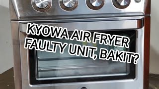 KYOWA AIR FRYER OVEN KW3860 FAULTY ROTISSERIE UNIT [upl. by Annanhoj]