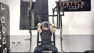 Fettle Fitness ISO Chest Bench Press Machine Review [upl. by Kinemod423]