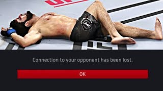 ANNOYING ZABIT PLAYER RAGE QUITS  EA SPORTS UFC 3 [upl. by Delsman66]