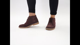 Shuperb™ Roamers TRACY L380C Ladies Desert Boots Plum [upl. by Whiffen]