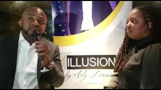 Interview with Arly Lariviere for the launch of his perfume quotIllusionquot [upl. by Raffaello]